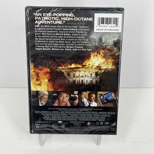 Olympus Has Fallen (Sealed DVD, 2013) Morgan Freeman Aaron Eckhart Gerard Butler - Picture 2 of 2