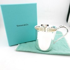 1994 Tiffany & Co. Sterling Silver Elsa Peretti Padova Baby Cup 2.5" Inch Pouch