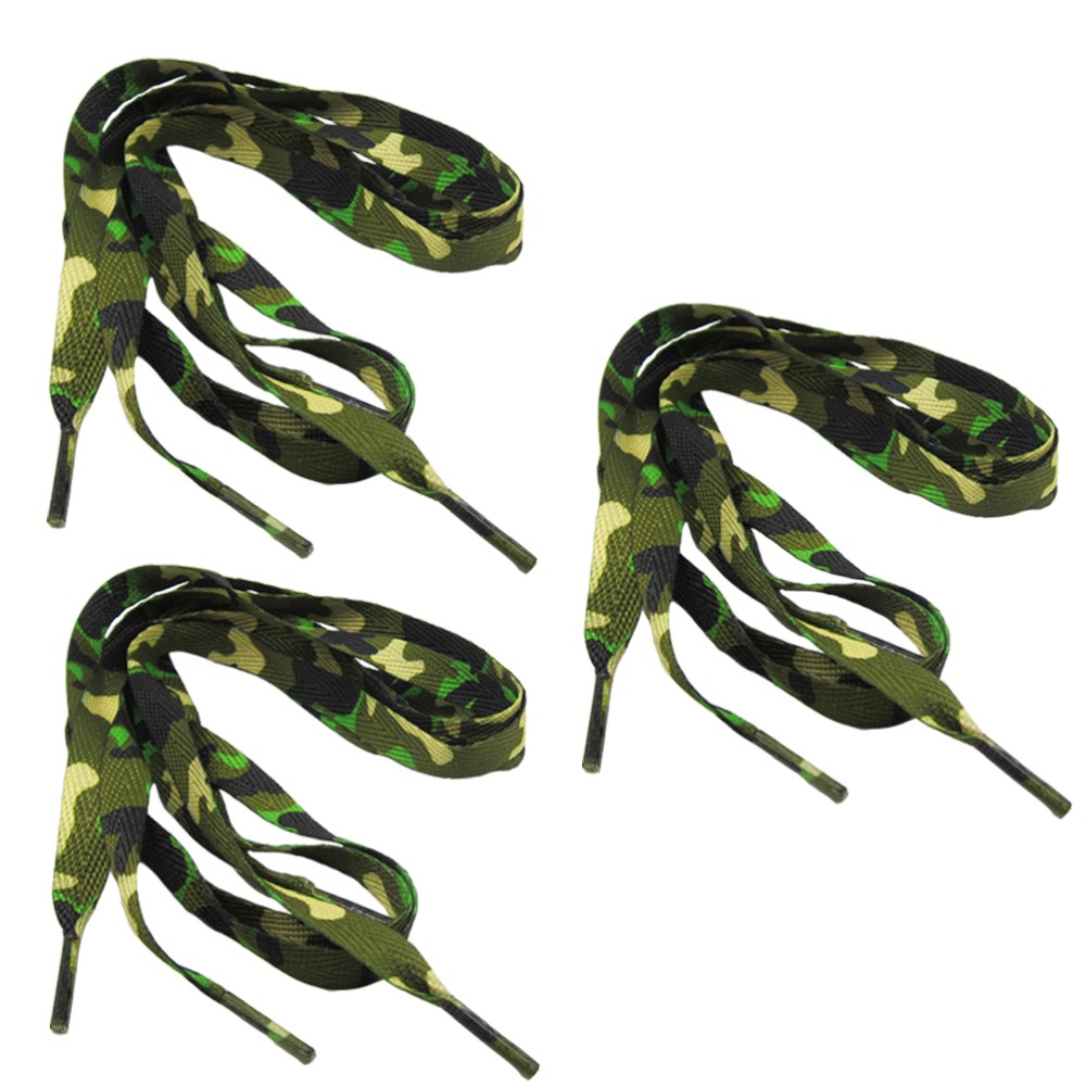 APL 3 Paia Lacci Velocità Mimetica Per Scarpe da Ginnastica Lacci per Scarpe