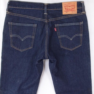 Herren Levi's 04511 Stretch Slim Straight Blau Jeans W33 L30