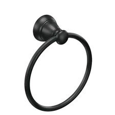 MOEN Banbury Towel Ring in Matte Black