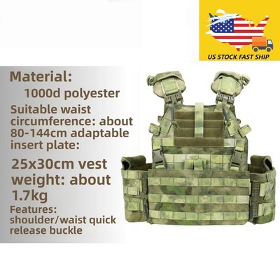 US SHIP】Russian SSO SHELL Tactical Vest Plate Carrier Molle Quick
