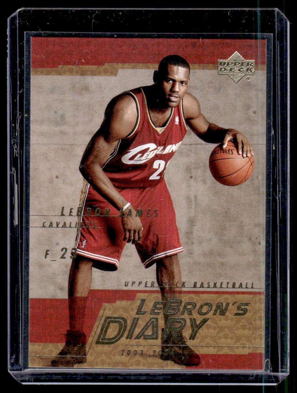 2003-04 Upper Deck LeBron's Diary LeBron James Cleveland Cavaliers #LJ13