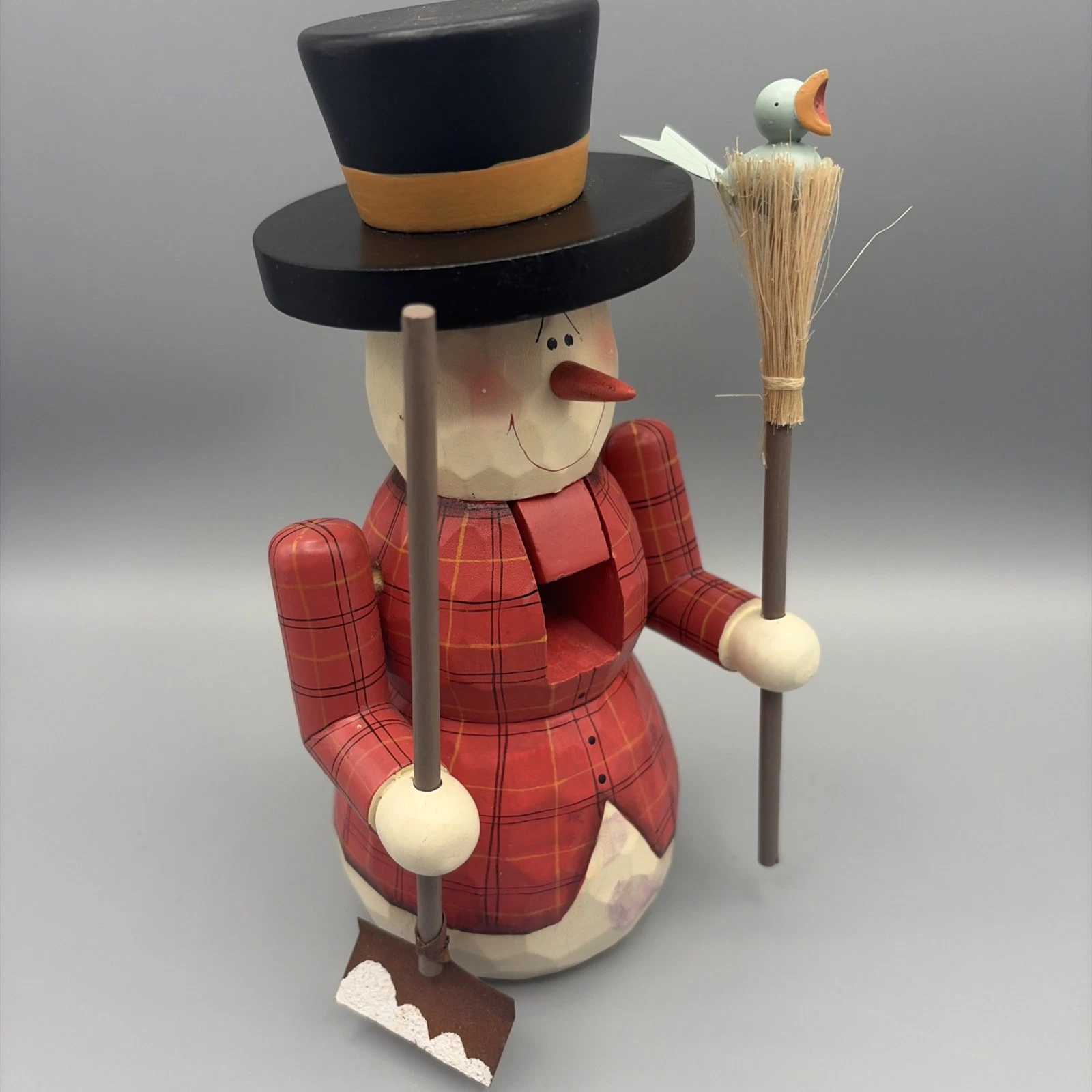 Crazy Mountain Exclusive Designs Folk Art 8.5" Snowman Nutcracker