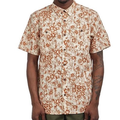 Patagonia Men's Back Step Short Sleeve Button Down Shirt Hemp Size Small NWT