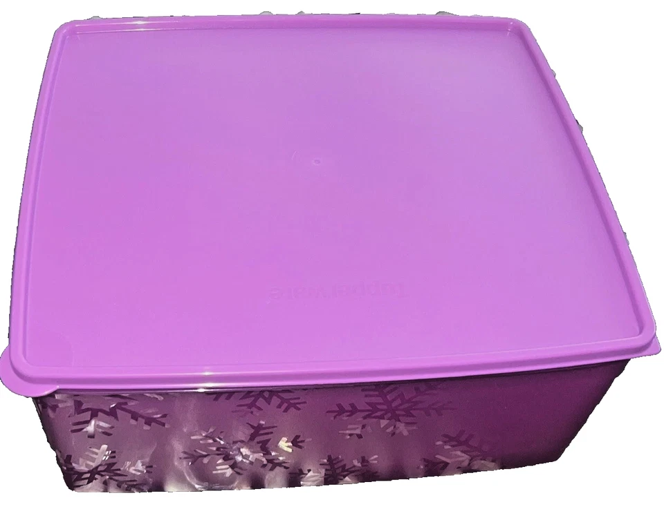 TUPPERWARE 5.7 L / 24 Cups Purple Freezer Mate Airtight Storage! 💜EXTRA LARGE! - Image 3 of 3