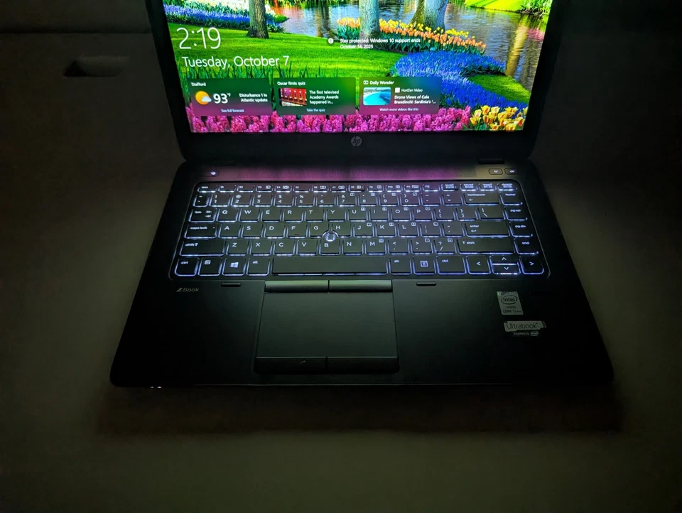 HP ZBook 14 — i7-4600U • 16GB RAM • 180GB SSD • AMD M4100 • Backlit • Win 10 Pro - Image 4 of 4