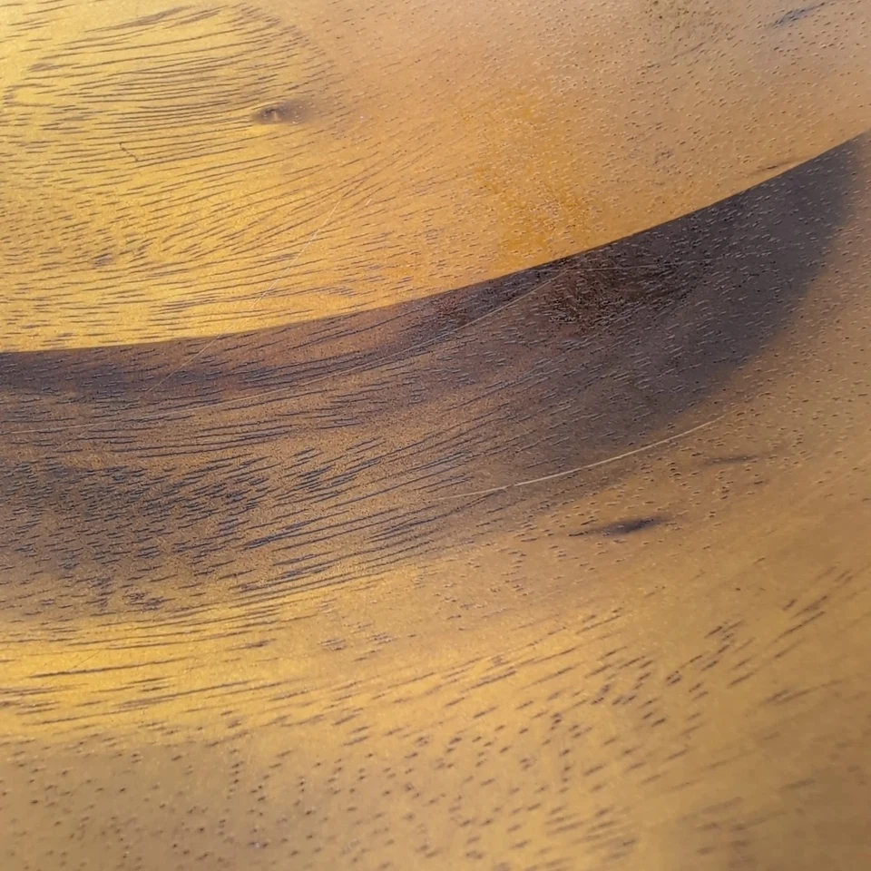 Tabla de cortar Nambe madera exótica diseño contemporáneo con cuchillo 12" Foto 3 de 4