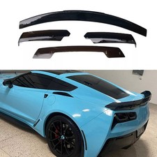 Gloss Black Rear Trunk Lip Wing Spoiler Fits For 2014-19 Corvette C7 Z06 Stage 3 Gloss Black Rear Trunk Lip Wing Spoiler Fits For 2014-19 Corvette C7 Z06 Stage 3