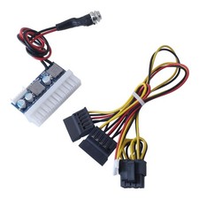 DC 12V 160W 24Pin ATX Switch Pico PSU Car Mini ITX Power Supply Module Cable
