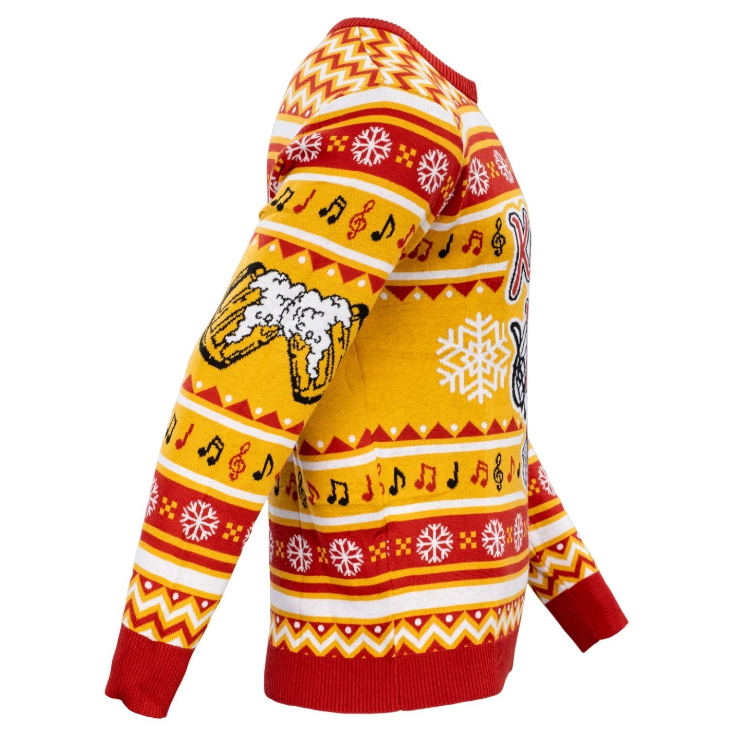 Kenosha Kickers Band Logo Home Ugly Christmas Sweater