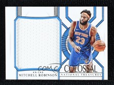 2020-21 Panini National Treasures Colossal Materials 17/99 Mitchell Robinson 5l1