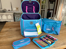 Scout Genius+ Schulranzen-Set 4-teilig Delfin...