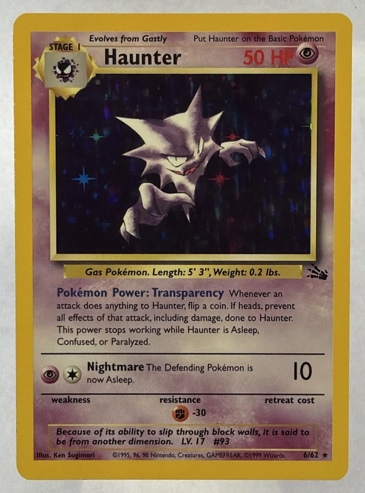 Haunter - Fossil #6 Price & Value ($51.77) | PokeScope