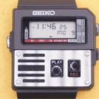 Manual Seiko M516-4000 Voice Note Ghostbusters Vintage Japan