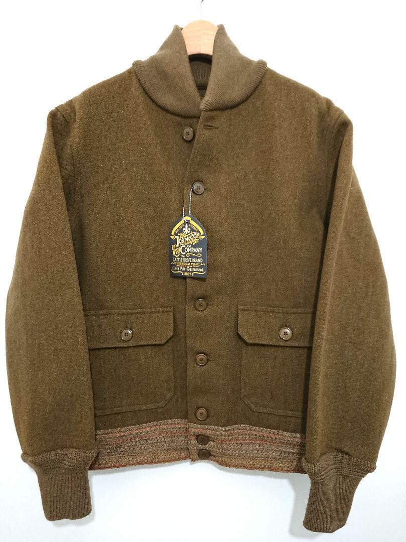 ジョーマッコイ C.C.C. WOOL JACKET OLIVE (44) The Real McCoy's C.C.C. Wool Jacket - Olive – Standard & Strange
