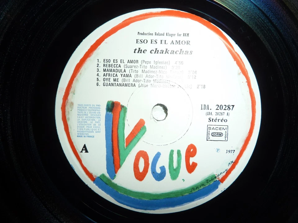 RARE THE CHAKACHAS - Eso Es El Amor . LP 33T . 1977 . LATIN JAZZ FUNK ... VG++ - Photo 3/4