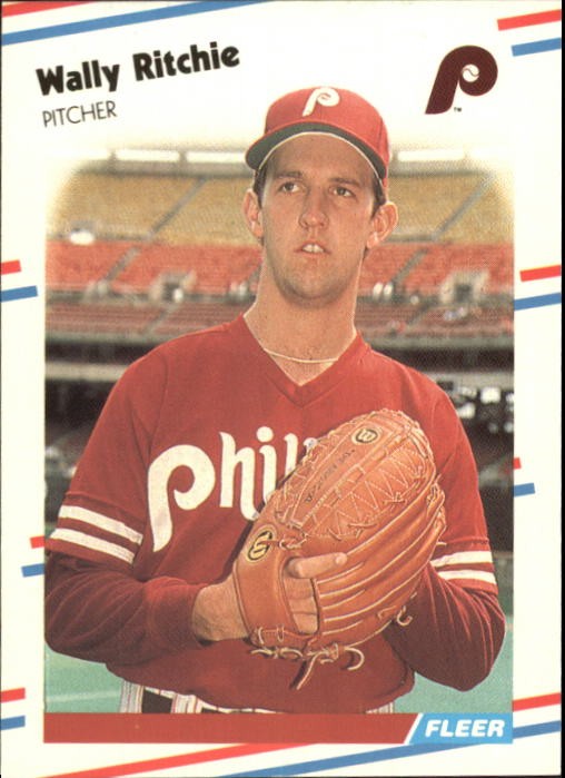 1988 Fleer Glossy #312 Wally Ritchie - BB