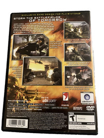 Ghost Recon - Sony Playstation 2 PS2 Case, Disk, and Manual