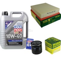 Mann Inspektionspaket 5L Liqui Moly 10W-40 FüR Opel Frontera A Sport 2.0I