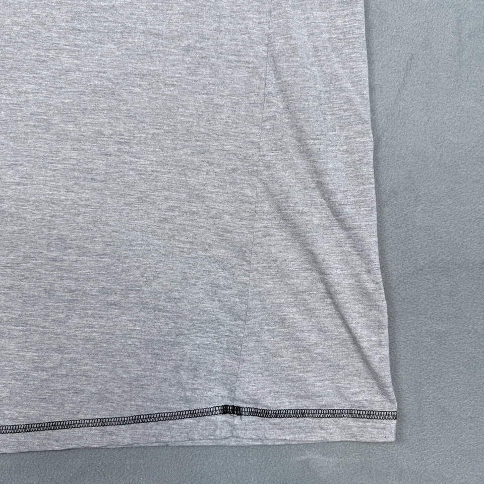 Vintage Everlast Robes Hooded Nightgown Shirt Women’s Gray Red Medium - Image 2 of 4