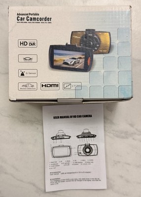 HD DVR PHD 1000 Car Camcorder Dashcam   1080P   2,7  LCD   G-Sensor