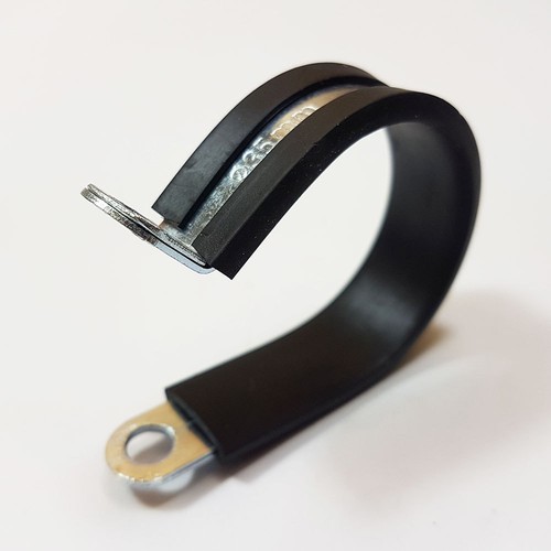 Nylon Plastic Rubber Lined Mild Steel Stainless Steel Metal P Clip Clamp Hose - Picture 9 of 13