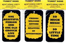 Humorous Funny Comic Saying Sign Plaque Fridge Magnet Friends Christmas Gift #6
