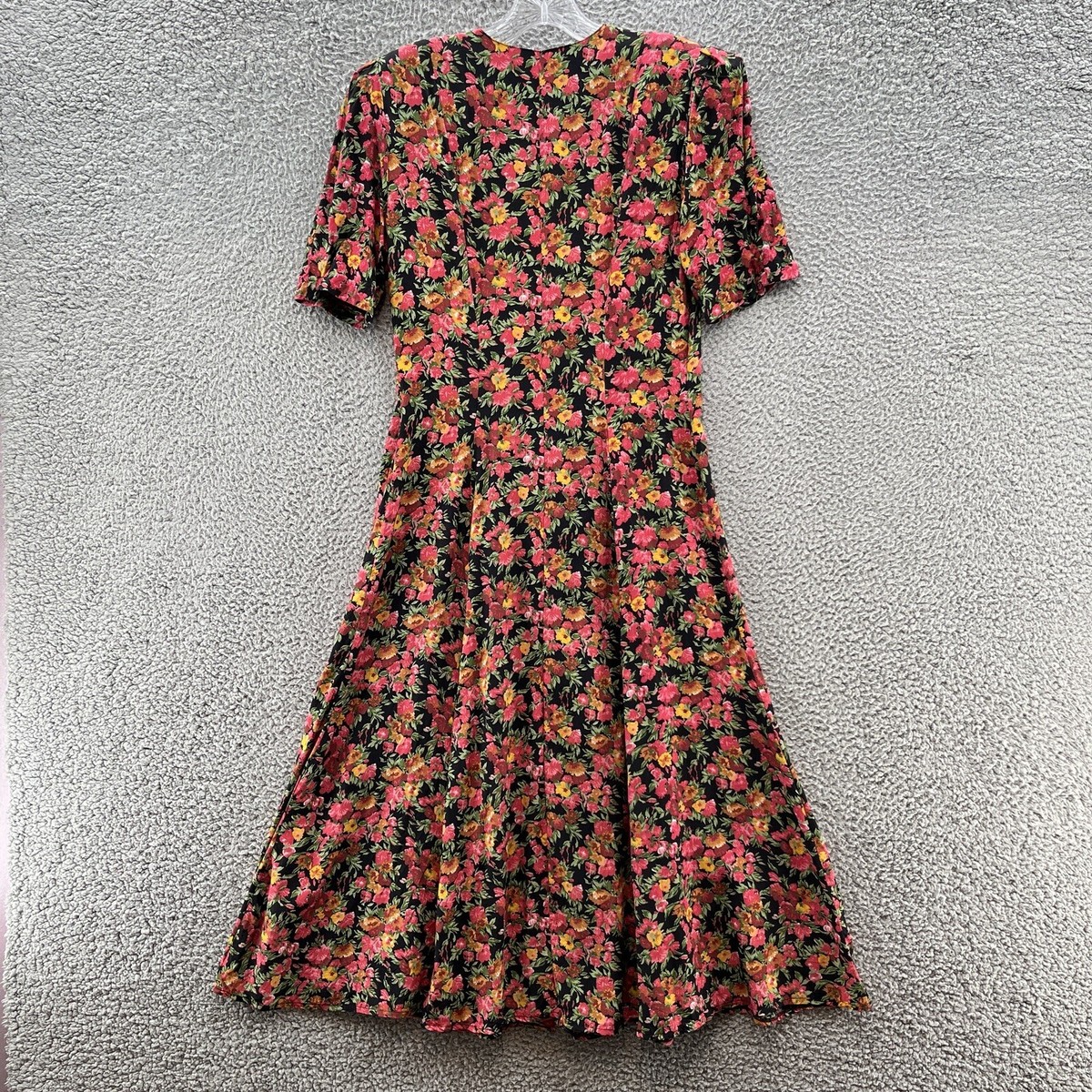 VTG 80s 90s Express Dress Womens 9 Red Ditzy Floral Prairie Cottage Flare Midi | eBay VTG 80s 90s Express Dress Womens 9 Red Ditzy Floral Prairie Cottage Flare Midi | eBay