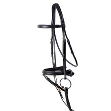 Premium Leather Dressage English Bridle for Horse, All Purpose English Bridle
