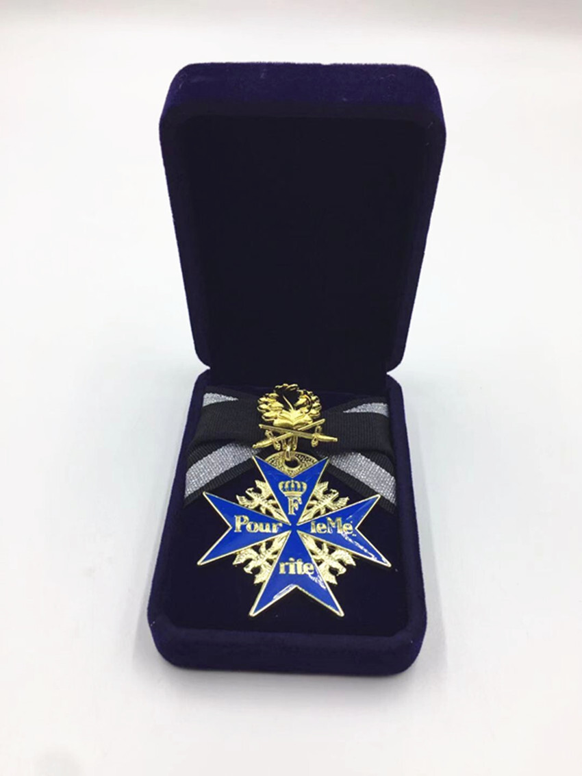 1PC Top Quality Deutsches Prussia Blue Max Pour le Merite with