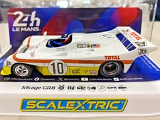 Scalextric C4527 Mirage GR8 #10 '76 Le Mans W/Lights DPR 1/32 Slot Car