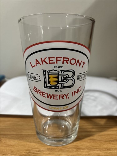 Lakefront Brewery früh limitiert auf 600 Sammler-Pintglas schwer zu finden