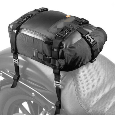 1x 20L Schwarz Motorrad Hecksitz Tasche Seitentasche Gepäck