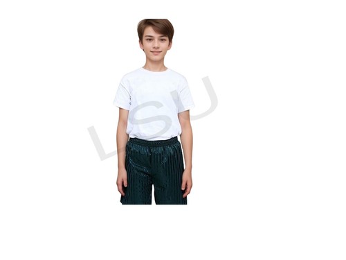 Boys Girls School Shorts Shadow Stripes Sports Gym Football Summer PE Shorts - Picture 14 of 28