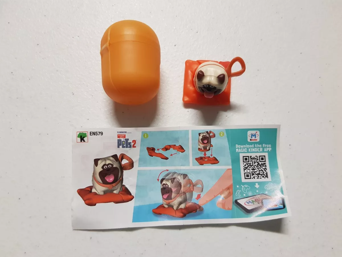 Ferrero Kinder Surprise The Secret Life Of Pets 2 Mel Pug Puppy Dog 2019