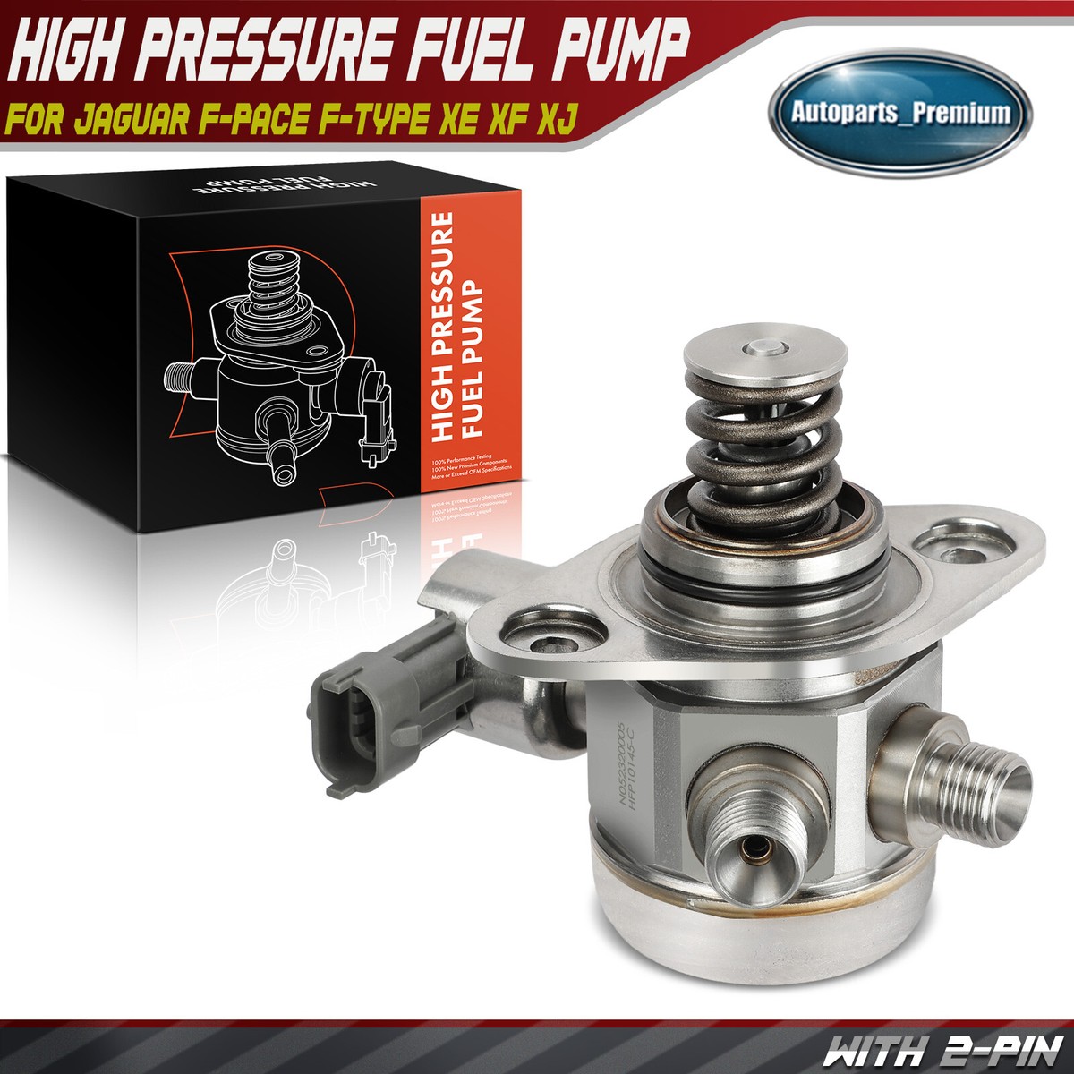 High Pressure Fuel Pump for Jaguar F-Pace F-Type XE XF XJ V6 3.0L
