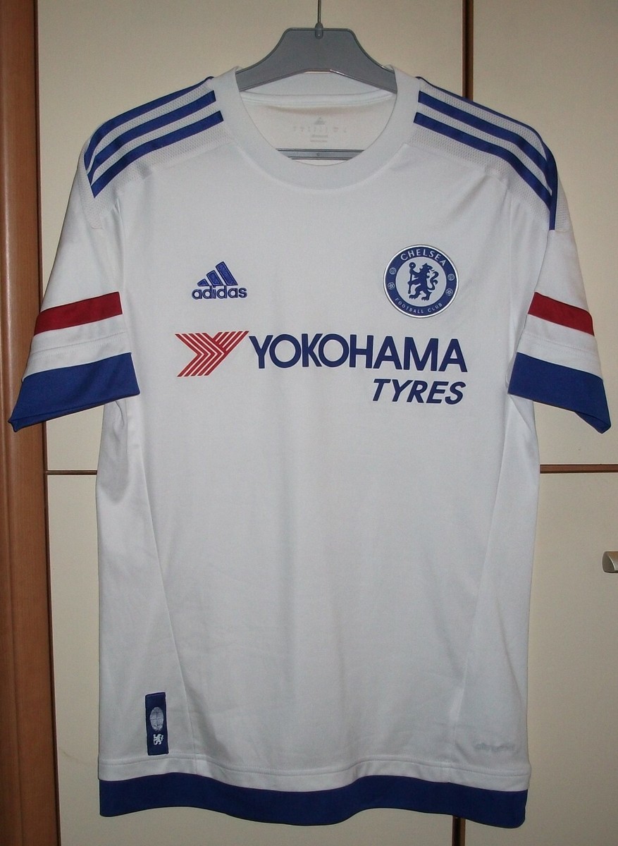 CHELSEA 2015-2016 AWAY FOOTBALL SHIRT JERSEY ADIDAS SIZE S