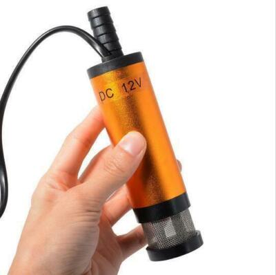Pompe De Transfert Submersible En Alliage D'aluminium - Pour Eau/essence - Dimensions 210x80x60mm