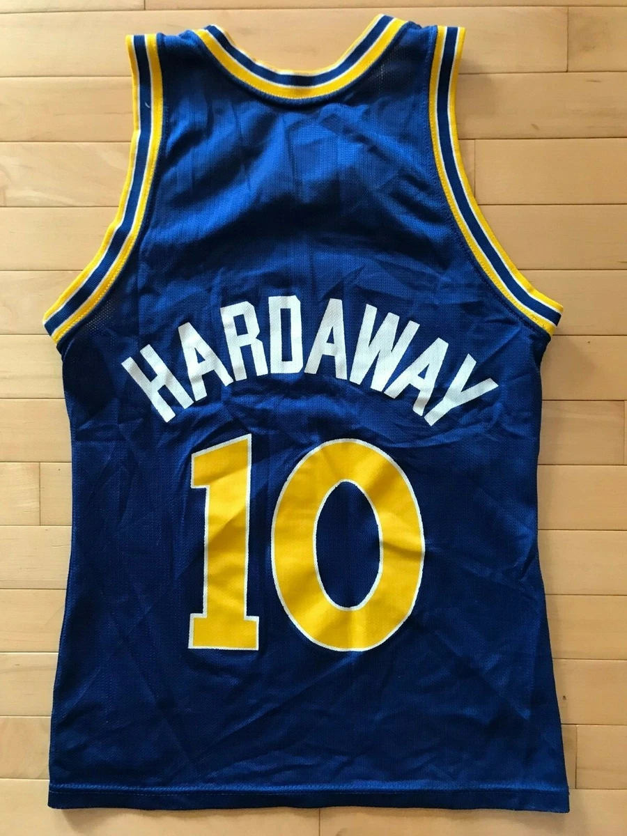 Vintage #10 TIM HARDAWAY Golden State Warriors NBA Champion Jersey 36 – XL3  VINTAGE CLOTHING