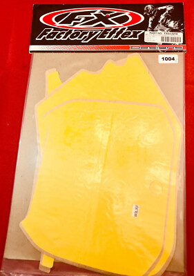 NOS Factory Effex FX 03-0218 Honda CR125/250 00-01 Yellow