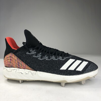 Adidas Boost Baseball Cleats 14 Black White Mens Icon Fusion 4 New Low DA9399