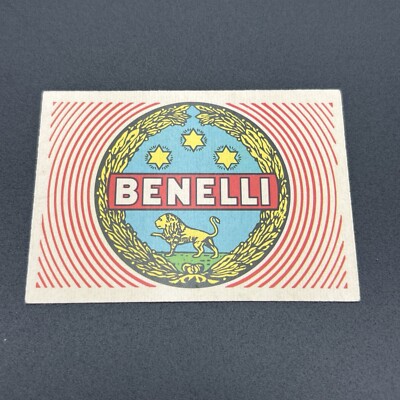 1972 DONRUSS SUPER CYCLES AMA STICKER #38  BENELLI EX-NM Motorcycle Card Series