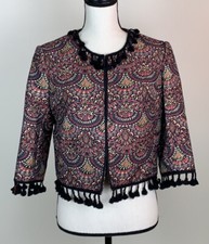 Anthropologie Chelsea & Violet Brocade Jacket Xs