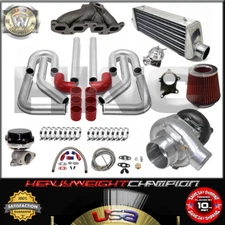 Turbo Kit T3/T4 for Nissan QR25DE Altima Sentra SE-R FMIC PK WG BOV Manifold RD