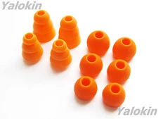 Orange Set Replacement Eartips Earbuds for Jaybird Freedom and Freedom Sprint