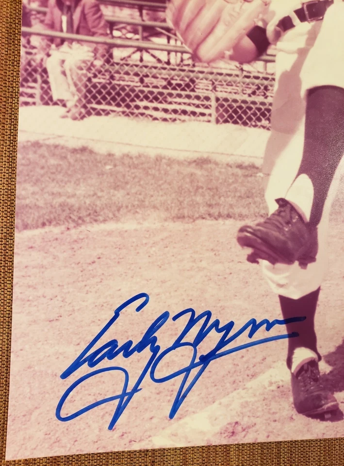 Early Wynn AUTO 8 x 10 Cleveland Indians Vintage Baseball Signed Photo JSA HOF - Image 3 of 4