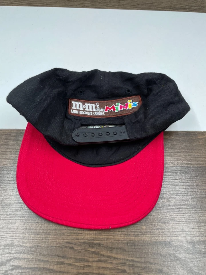 VINTAGE 1997 M&Ms Minis Promo Hat Cap Snap Back Candy Milk Chocolate Green M&M - Image 3 of 4