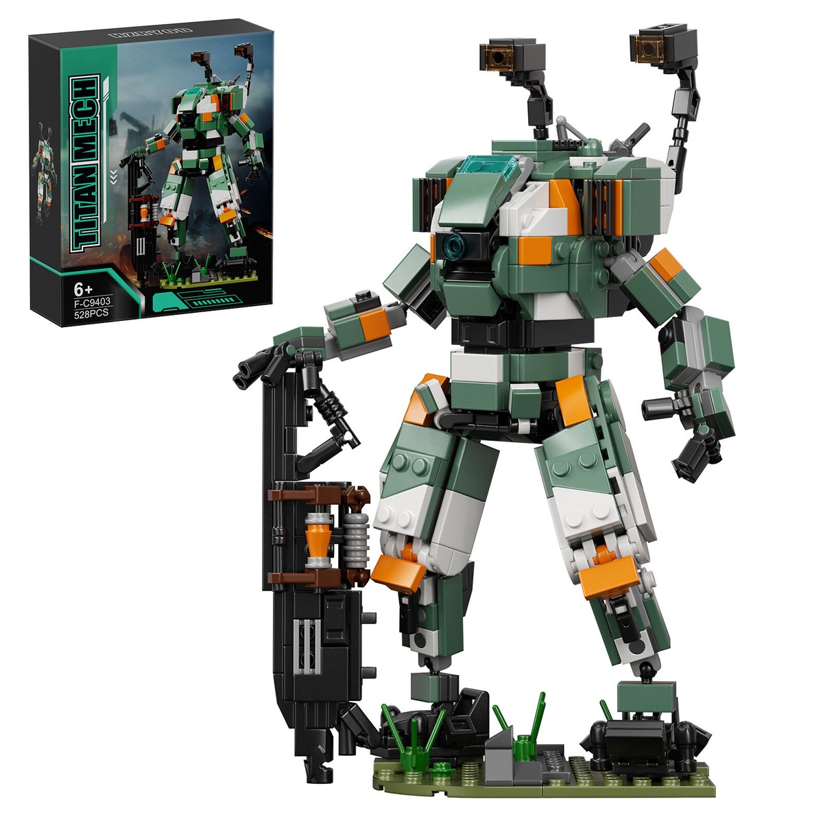 BT-7274 Vanguard Class Titan Action Figures Building Blocks Mecha
