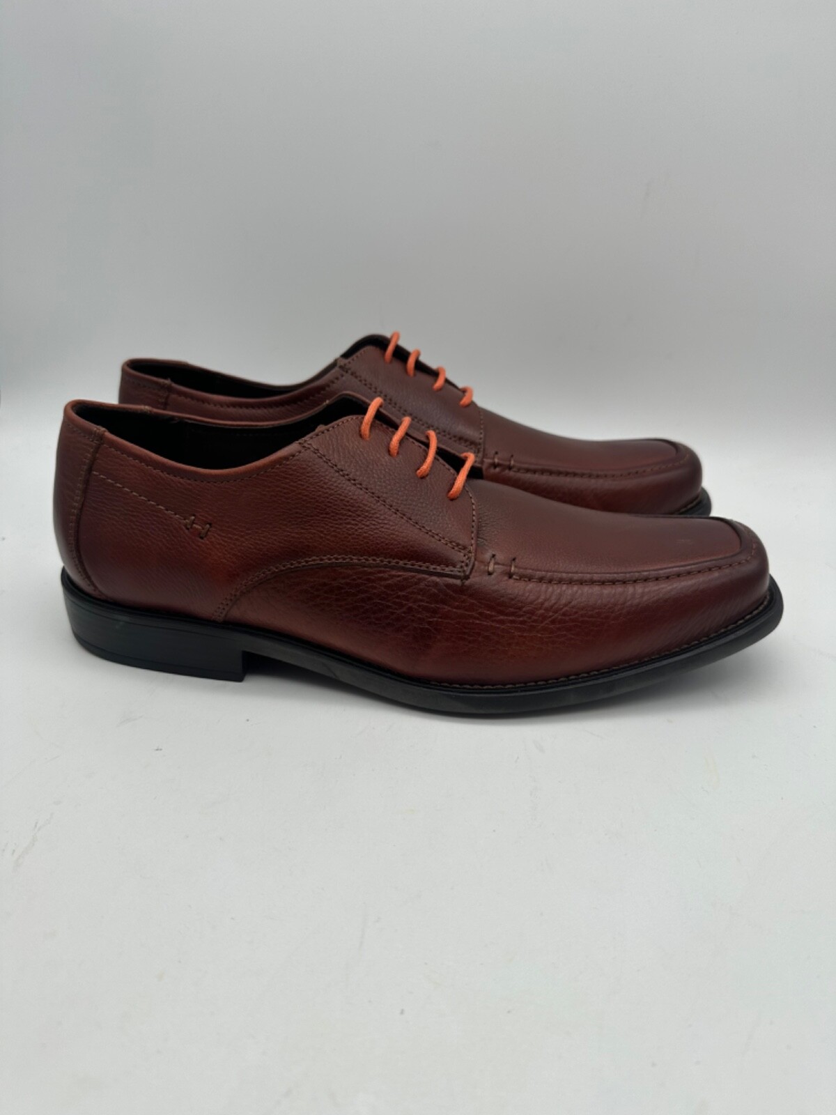 SAOLA NUOVISSIMO Johnston & Murphy Flex marrone pelle di pecora Macomb punta moc taglia 10 5 M